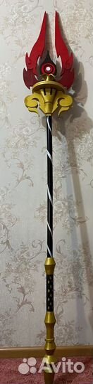 Копье Хома для косплея геншин импакт