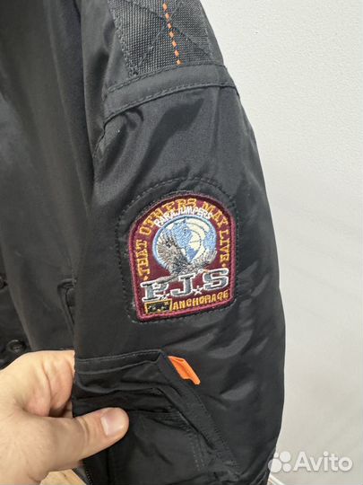 Пуховик parajumpers kodiak черный оригинал