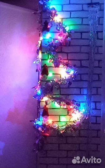 Гирлянда на батарейках проволока