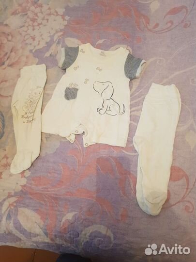 Одежда пакетом для новорожденных