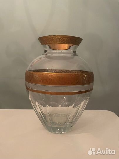 Хрустальная ваза чехия