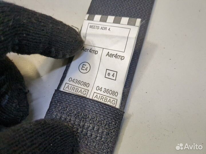 Ремень безопасности Toyota Corolla E15, 2008