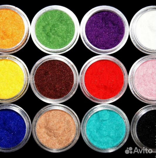 Флок, бархат для флокирования. Пудра бархатная