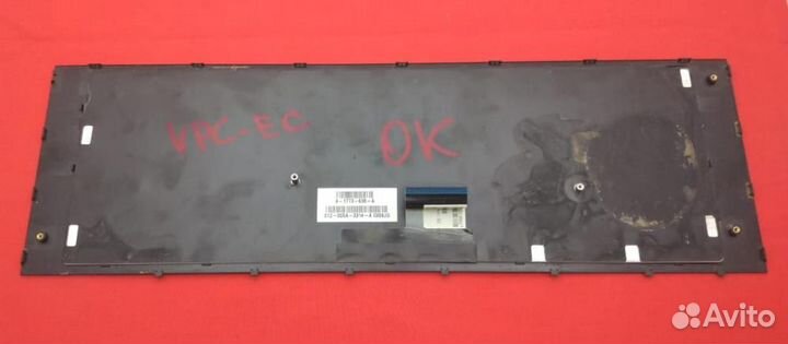 Клавиатура для ноутбука Sony Vaio VPC-EC черная с