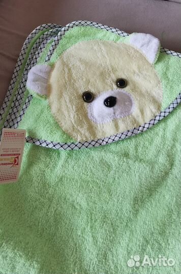 Полотенце с уголком детское