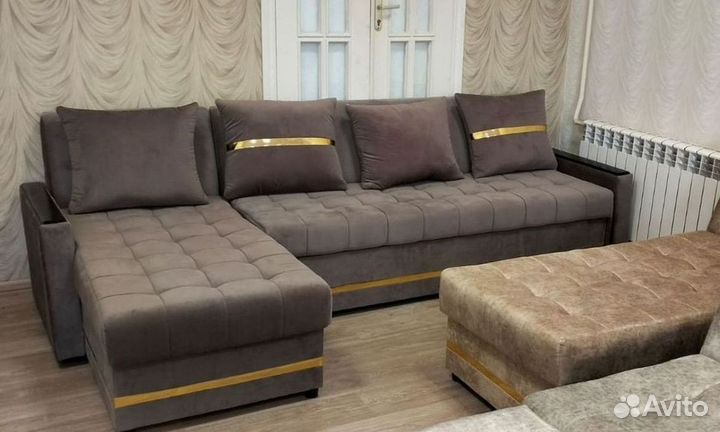 Угловой диван раскладной на заказ