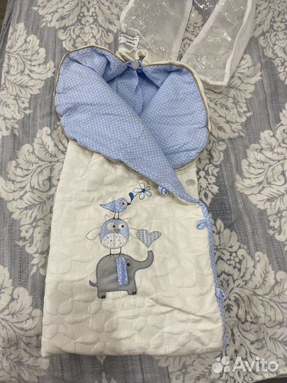 Конверт на выписку для мальчика весна осень