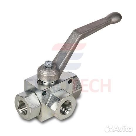 Кран трёхпутевой шаровый rsap3V02 3/8