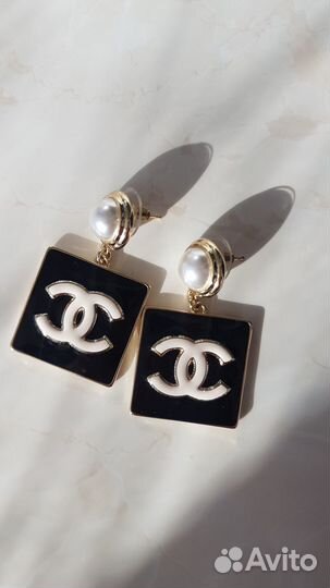 Серьги Chanel оригинал