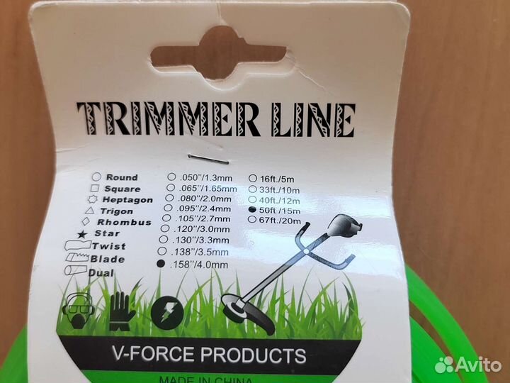 Леска для триммера trimmer line