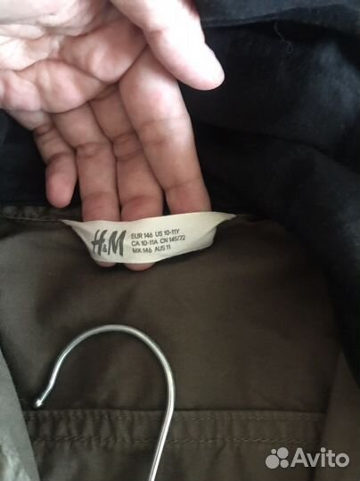 Рубашка с капюшоном H&M