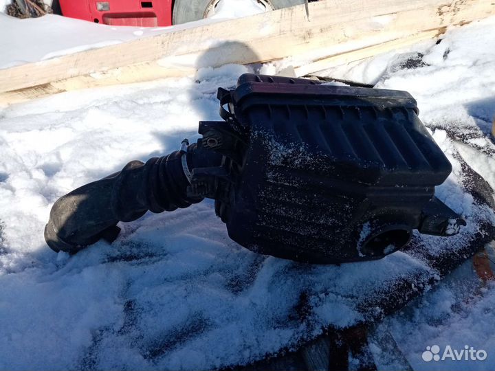 Корпус воздушного фильтра гофра. Шевролет ланос