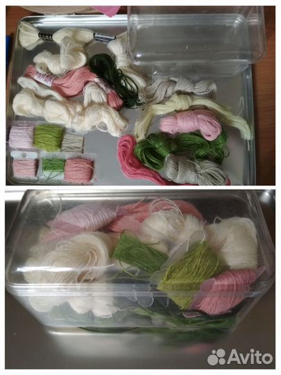 Нитки для вышивания разные