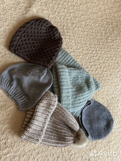 Шапки женские,esprit,комплект,снуд