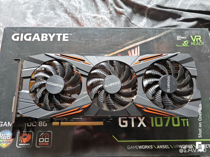 Видеокарта gigabyte gtx 1070 ti