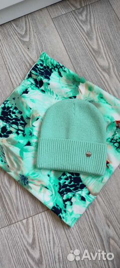 Комплект шапка и снуд женский