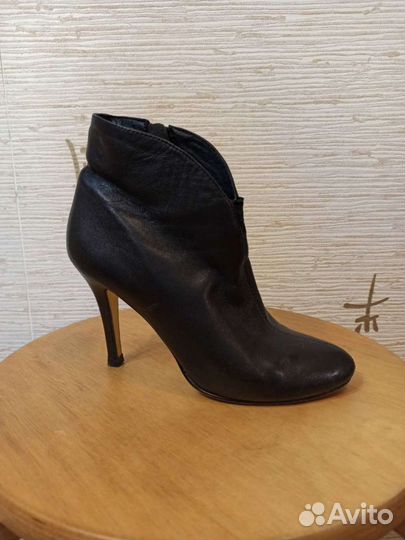 Ботильоны 37-37,5 р-р, кожа, б/у
