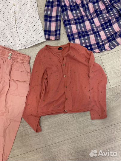 Вещи на девочку пакетом рост 128-134