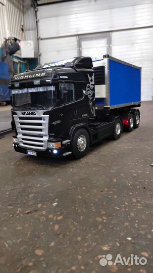 Радиоуправляемая модель копия Scania от tamiya