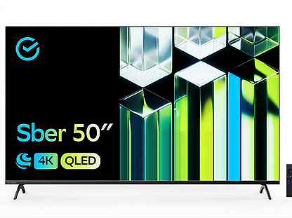 Умный телевизор Sber 50" SDX-50UQ5230T qled 4K UHD