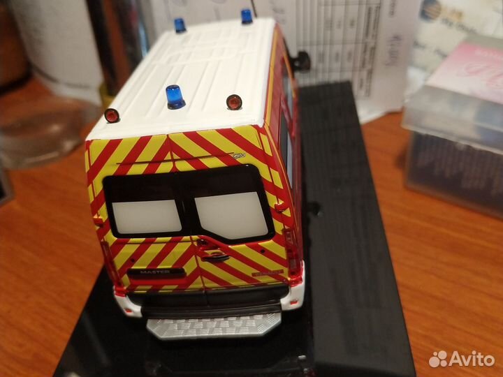 Рено мастер(пожарная) модель 1:43