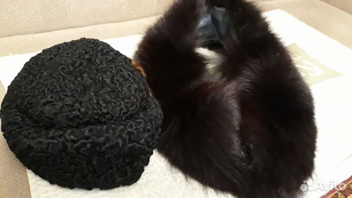 Шапка и воротник