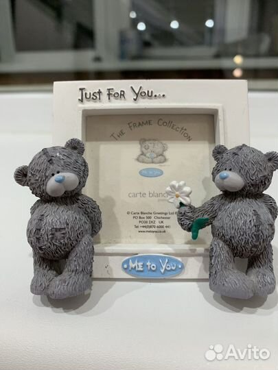 Мишка Тедди коллекционный фоторамка