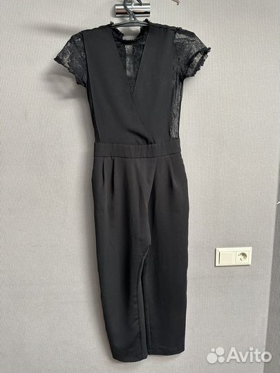 Комбинезон и платье кожзам zara, размер xs-s