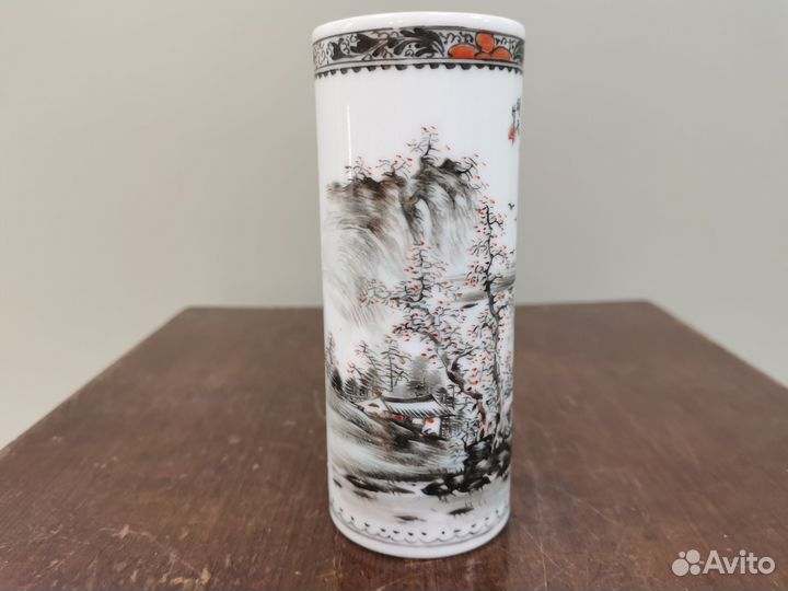 Карандашница Китай Япония 19 век ручная роспись
