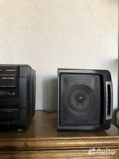 Двухкассетный магнитофон JVC PC-W150 с радио