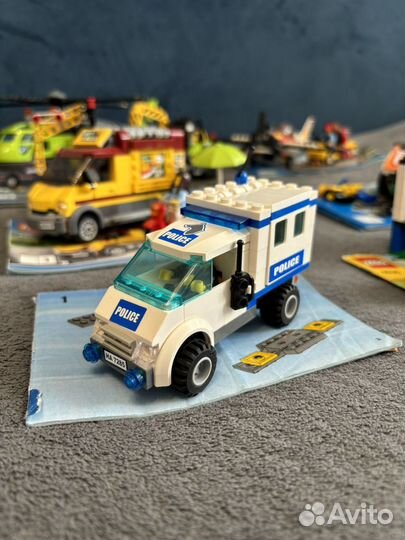 Lego city лего60078 60102 60123 60019 60150 4636