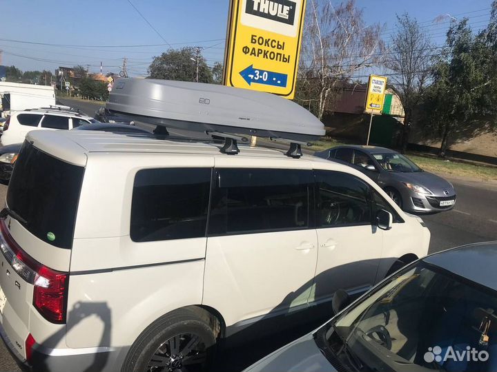 Автобокс на крышу mitsubishi delica