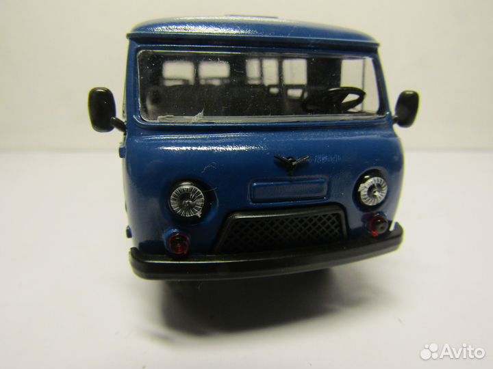 Модель 1:43 уаз-452К трёхосный