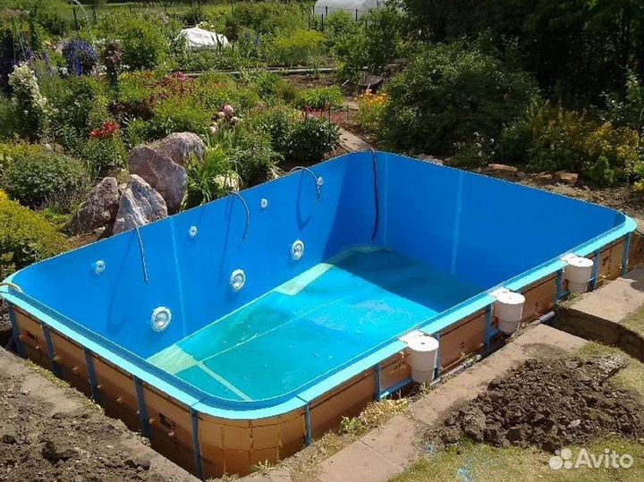 Пластиковый бассейн