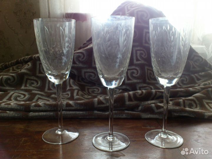Бокалы стекло 4 штуки