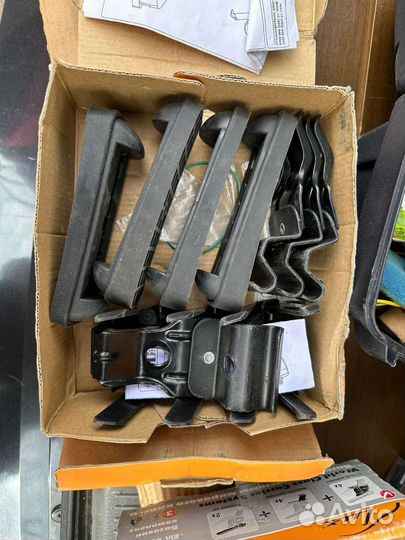 Крепления для багажника на рейлинги, priora