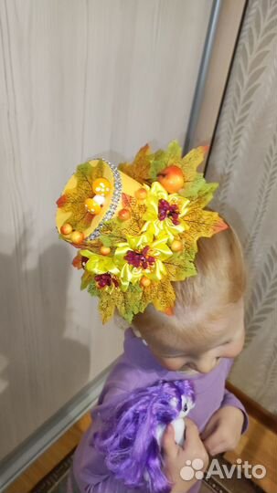 Осенняя шляпка в садик