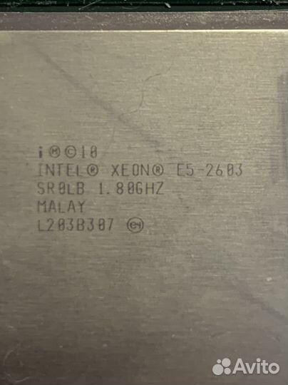 Серверный процессор Intel Xeon E5-2603 oem 2011