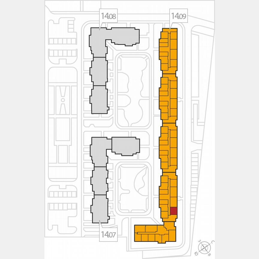 1-к. квартира, 39,6 м², 7/8 эт.