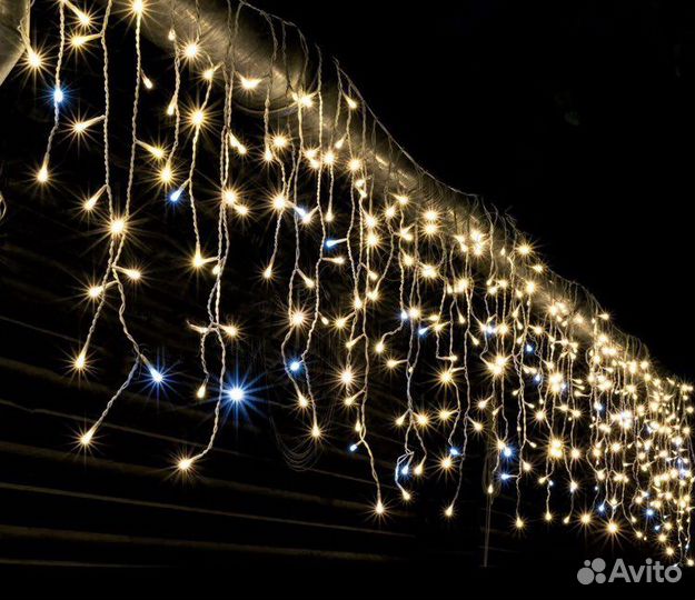 Гирлянда уличная бахрома