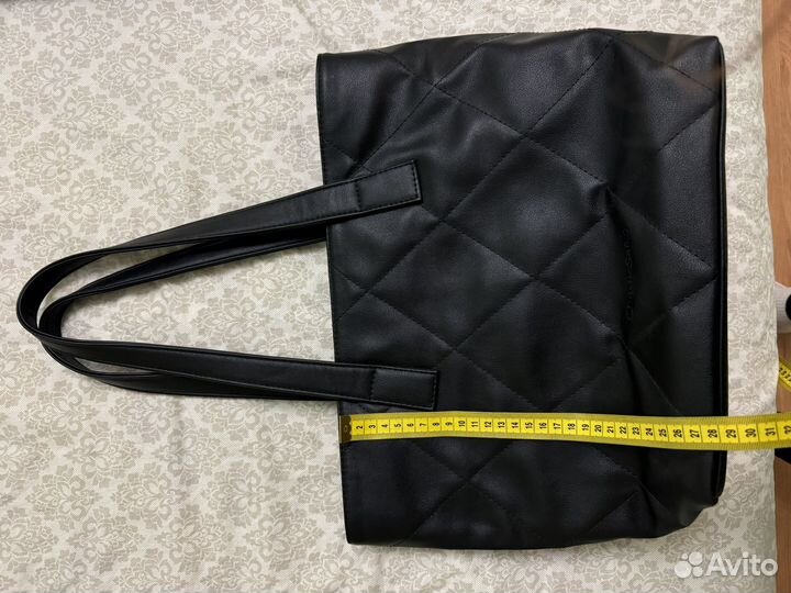 Сумка шоппер кожаная