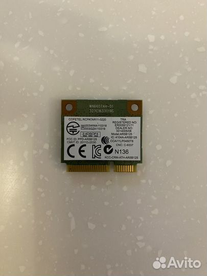 Wi-Fi mini PCI-E адаптер