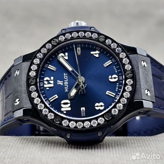 Hublot Big Bang Ceramic Blue Diamonds