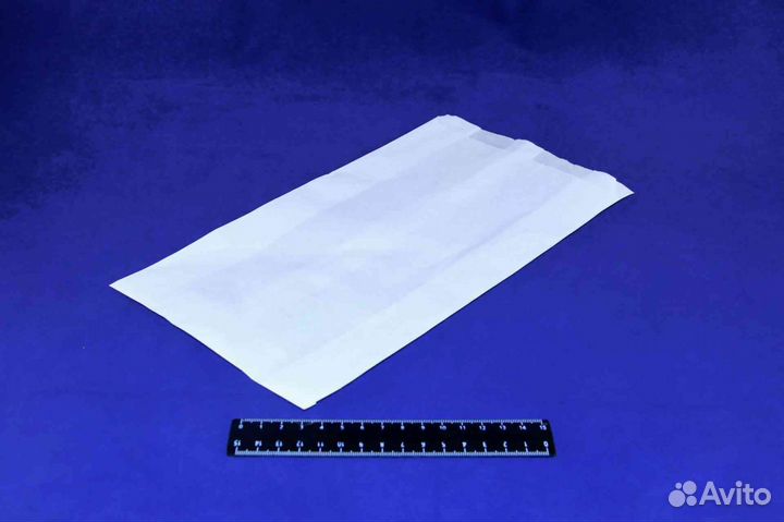 Пакет бумажный 310*170*60мм без печати, белый.3811