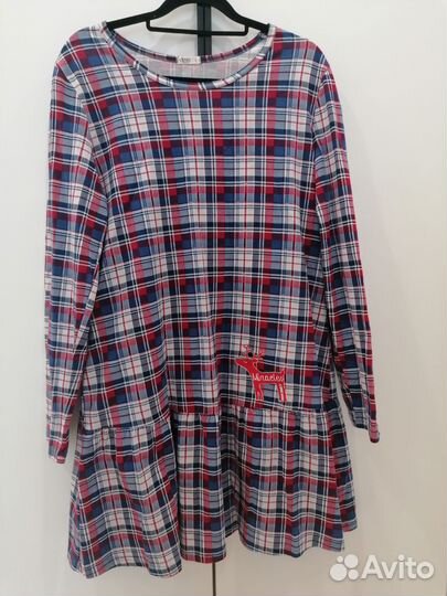 Платье в клетку Clever