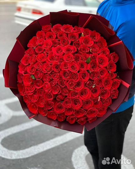 Букеты Красных Роз с Доставкой. Цветы