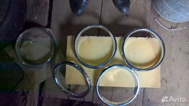 Ободки для фар ваз-2101. хром