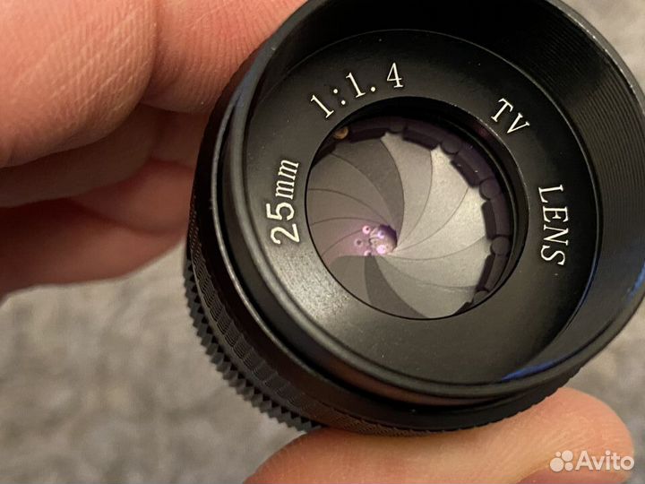 Объектив творческий 25mm f1.4 Новый