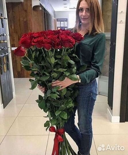 Высокие розы Букеты с доставкой