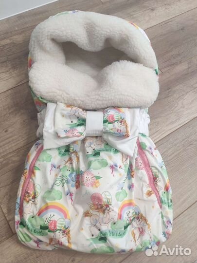 Конверт на выписку зимний для девочки